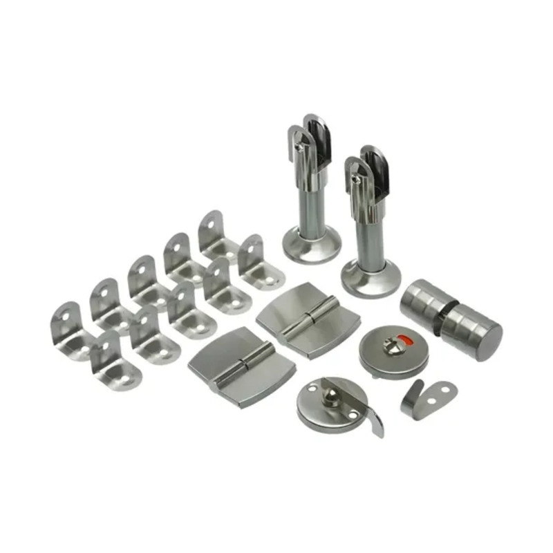 Kit divisor de baño acero inoxidable derecha