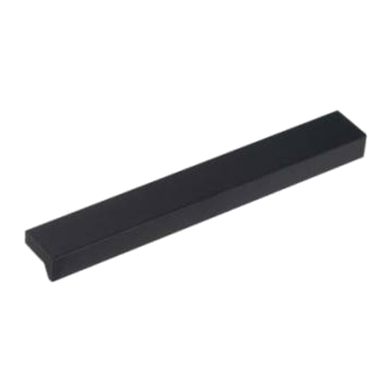 Manija barral L aluminio 160mm negra