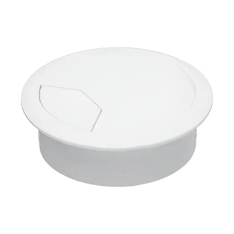 Pasacable redondo giratorio blanco ø 60mm