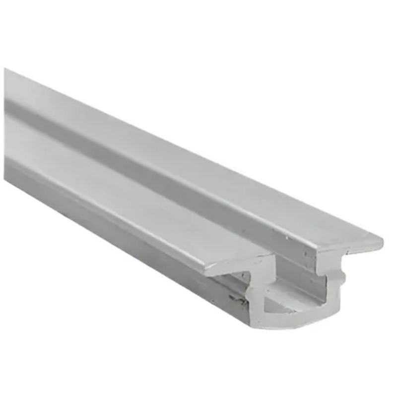 Riel de embutir 1535 aluminio anodizado x 2m