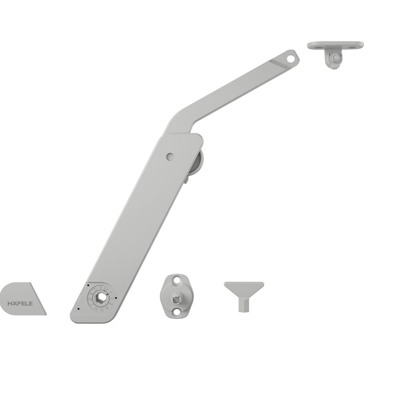 Elevador Free Flap H 1.5 modelo A gris izquierdo