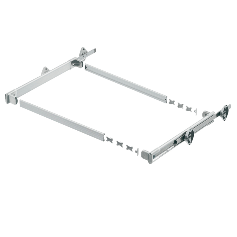 Pantalonero extraible cromado para modulo 700mm 664mm x 475mm x 82mm