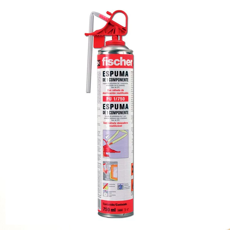 Espuma de poliuretano aerosol x 750ml