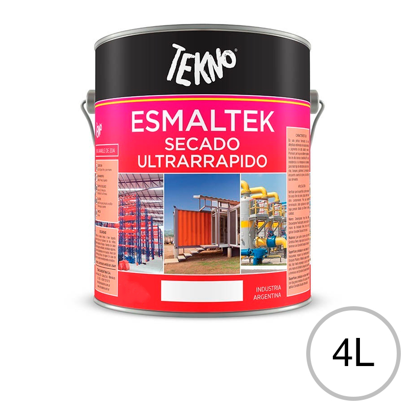 Pintura sintetica secado rapido blanca lata x 4L