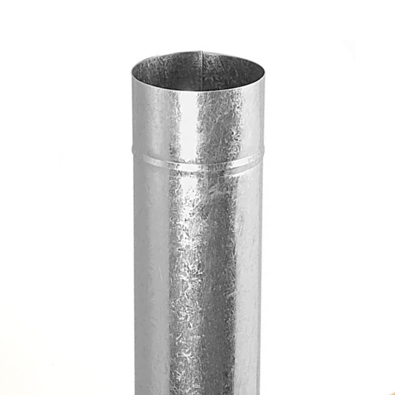 Caño de chapa galvanizada N° 30 para extraccion ø 75mm