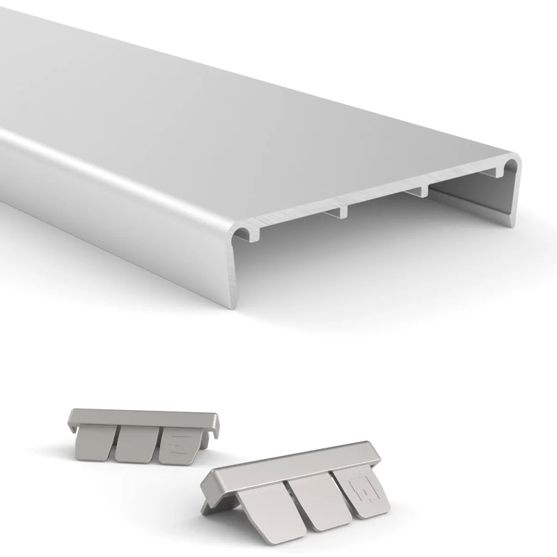 Perfil canto compacto de aluminio 36mm x 3m