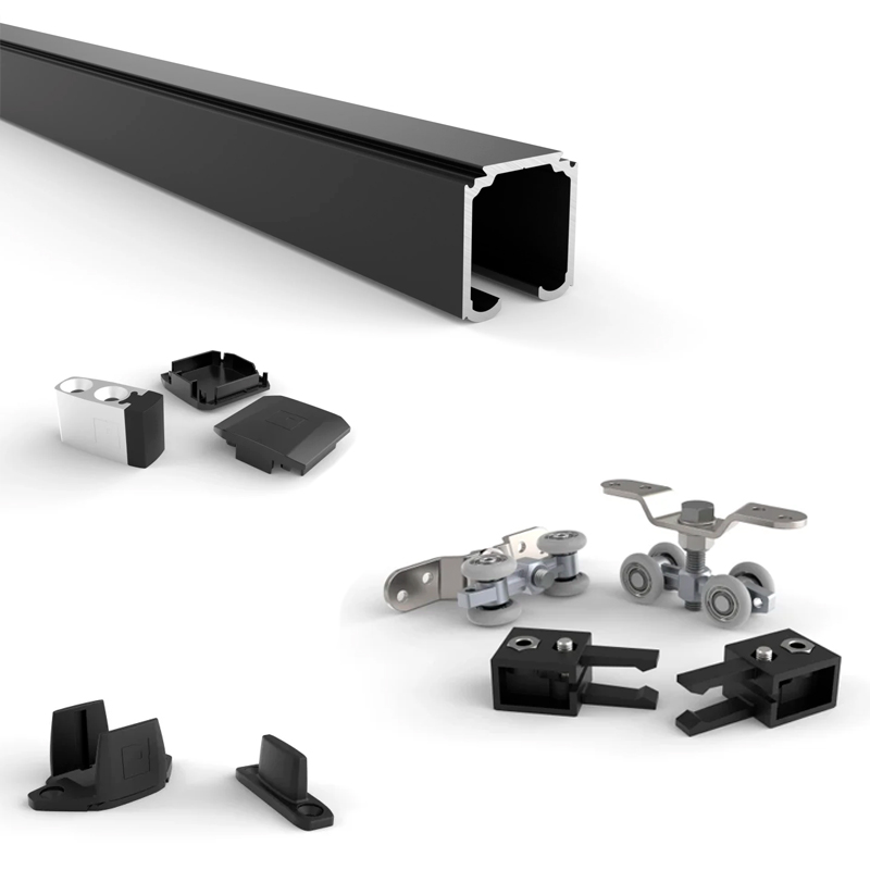 Kit Sicco doble negro para una hoja 2m