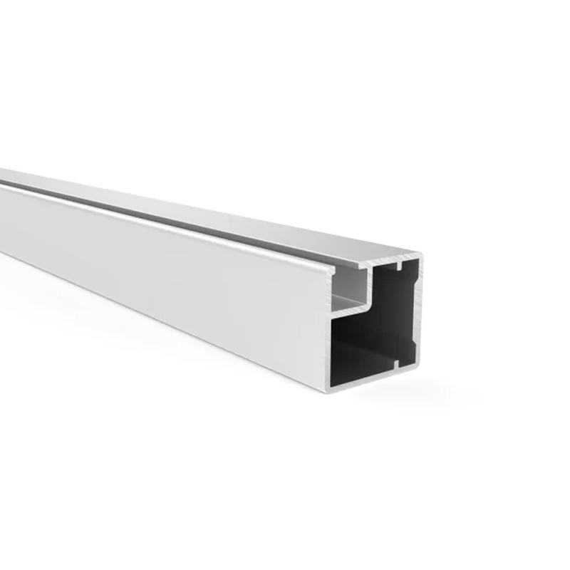 Perfil para puertas Quadro con burlete 20mm x 20mm x 3m