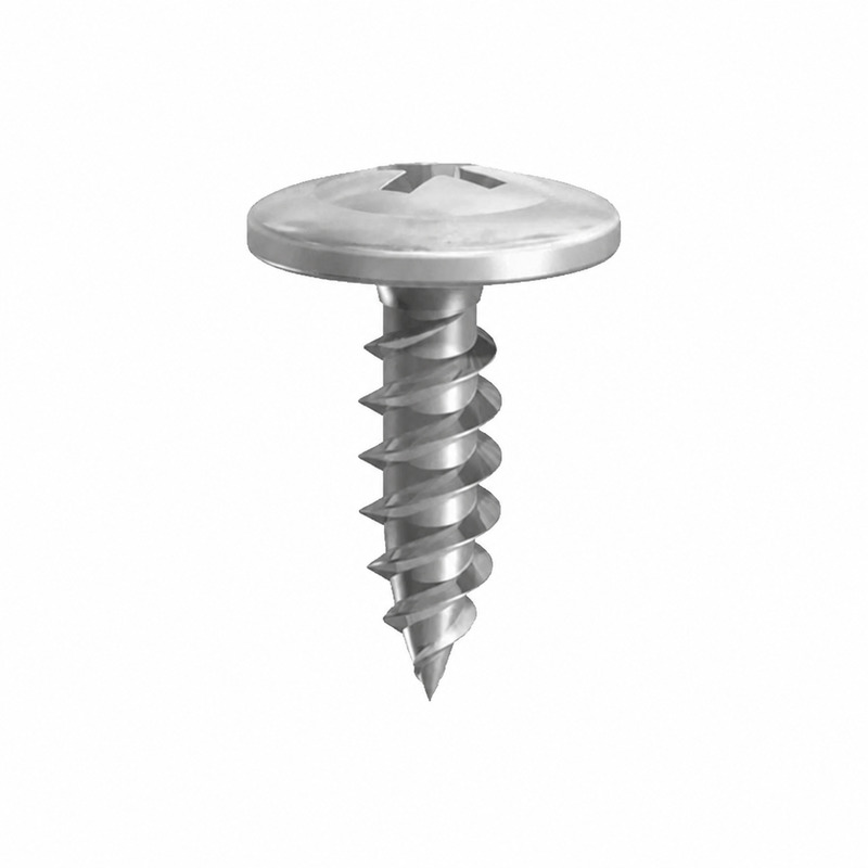 Tornillo autoperforante Tel-Dry T1 punta aguja 8 x 9/16" zincado caja x 800u