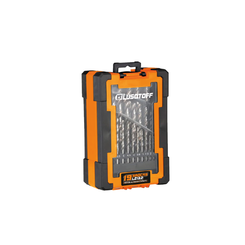 Juego de brocas 19 PCS acero rapido