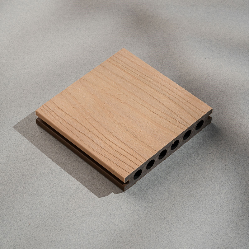 Tabla deck WPC bicolor pecan - latte 23mm x 138mm x 2.2m