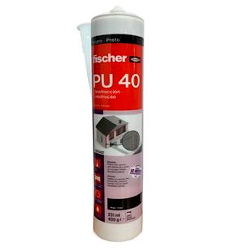 Sellador PU 40 Construccion negro 400gr