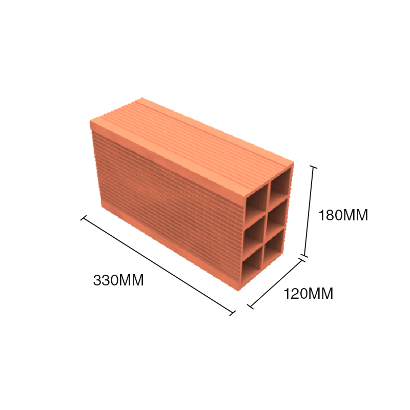 Ladrillo ceramico cerramiento no portante 120mm x 180mm x 330mm