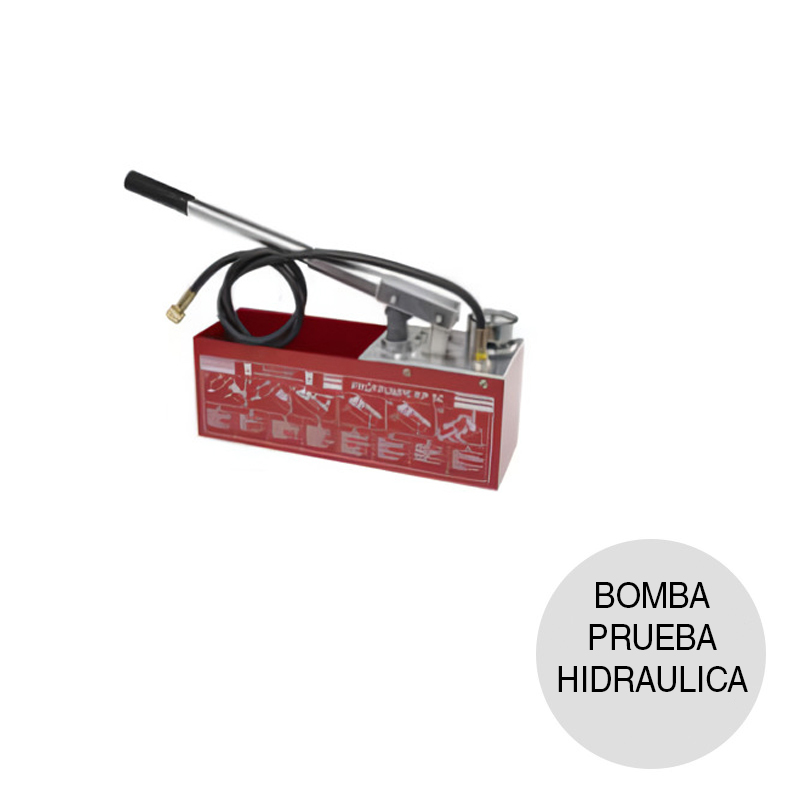 Bomba prueba hidraulica manual 12l