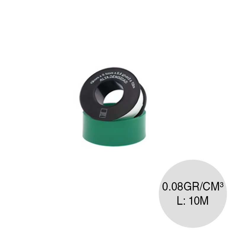 Rollo cinta teflon alta densidad fusion rosca 19mm x 0.1mm x 0.80gr/cm³ x 10m