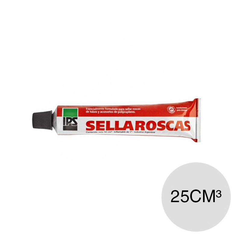 Adhesivo sellador roscas tubos accesorios polipropileno pomo x 25cm³