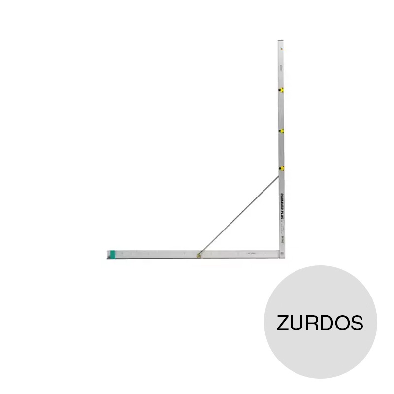 Escuadra Climaver 90° 45° 22.5° zurdos 1250mm x 150mm