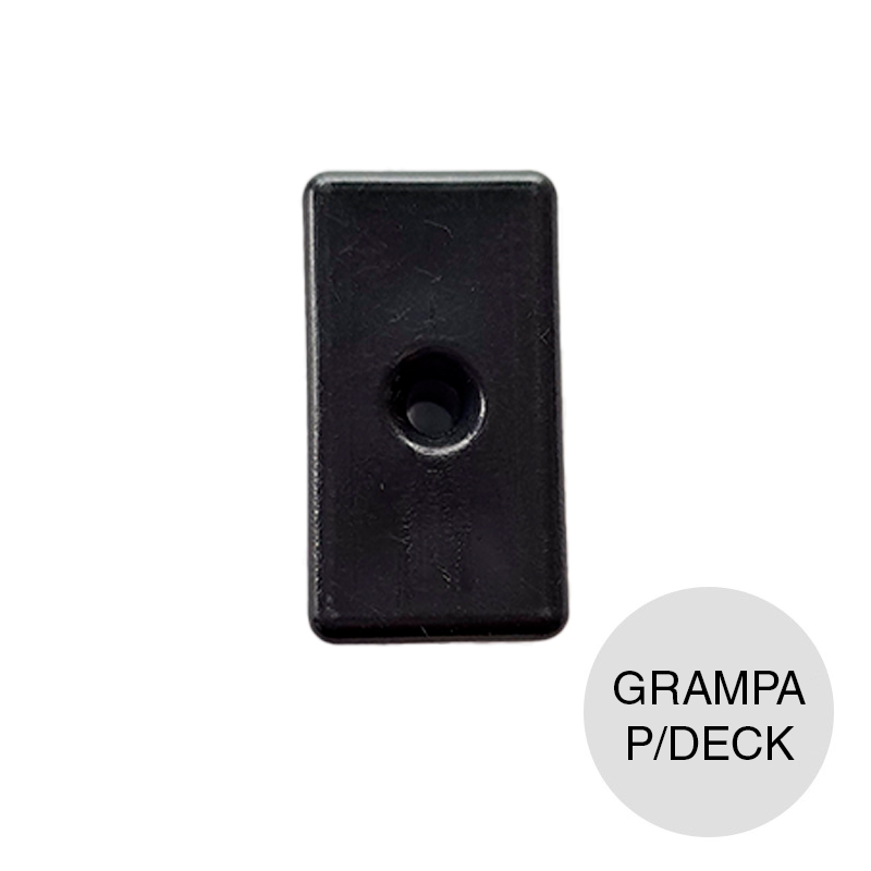 Grampa p/deck plastico negro