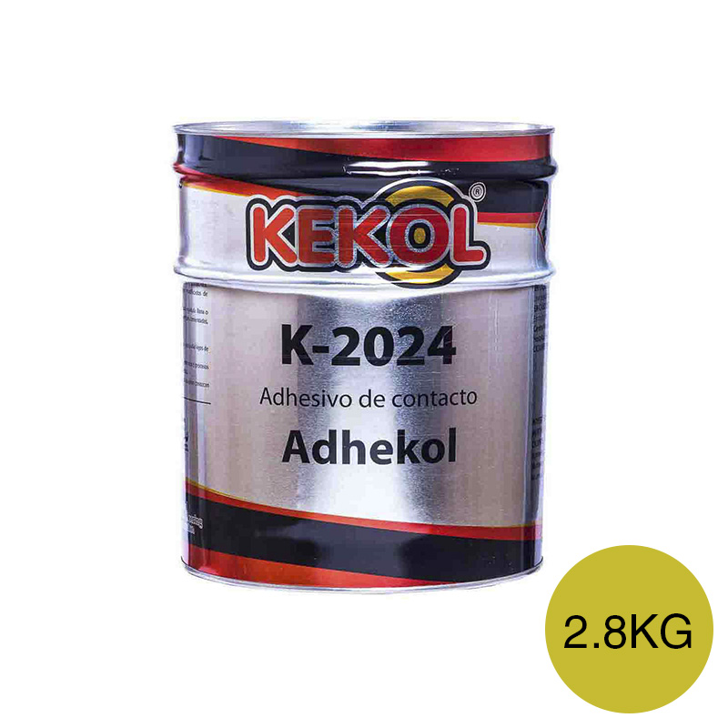 Adhesivo de contacto K-2024 c/ tolueno amarillo verdoso lata x 2.8kg