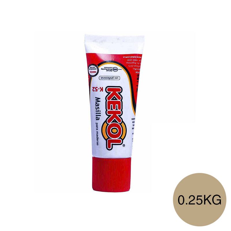 Masilla maderas acrilica K-52 roble pomo x 0.25kg