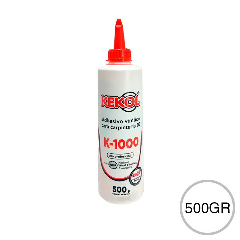Adhesivo vinilico K-1000 p/carpinteria D2 blanco pomo x 500gr