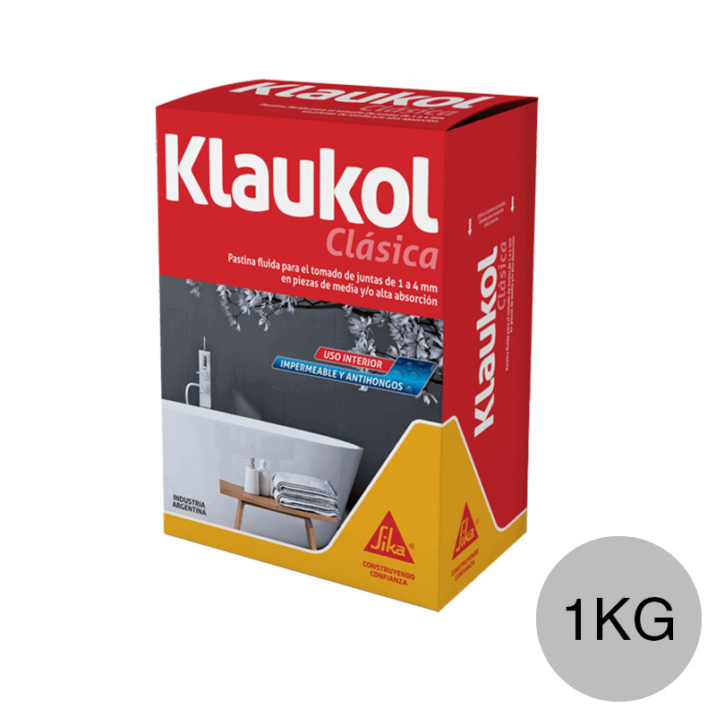 Pastina cementicia Clasica tomado junta pisos revestimiento exterior interior bruma bolsa x 1kg