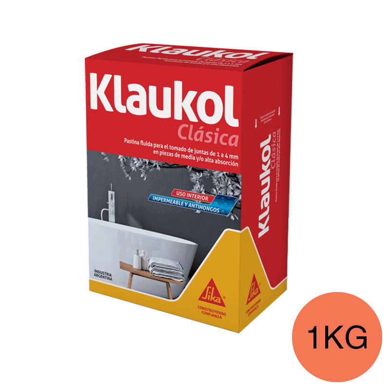 Pastina cementicia Clasica tomado junta pisos revestimiento exterior interior cobre bolsa x 1kg