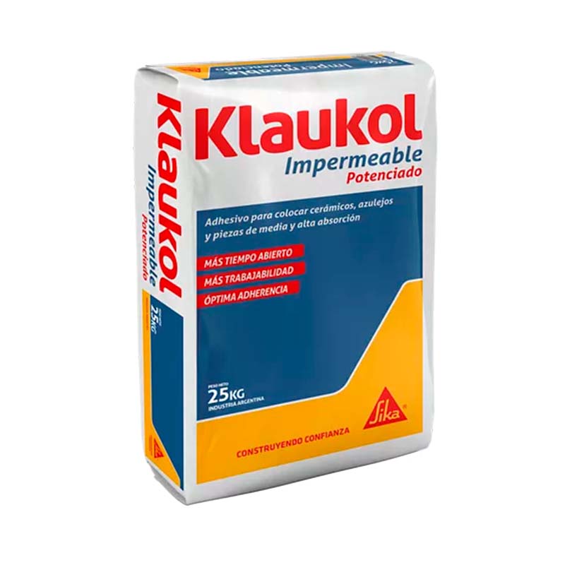 Adhesivo cementicio ceramico Impermeable potenciado exterior interior gris bolsa x 25kg