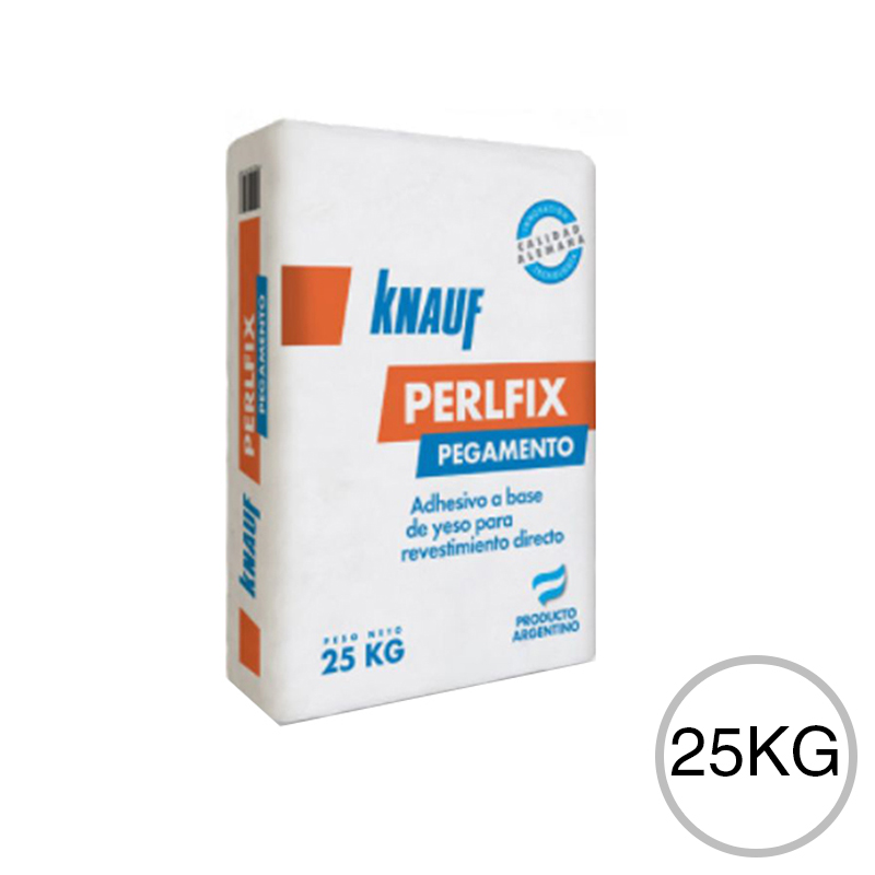 Masilla agarre/adhesivo placas yeso Perlfix polvo secado rapido interior bolsa x 25kg