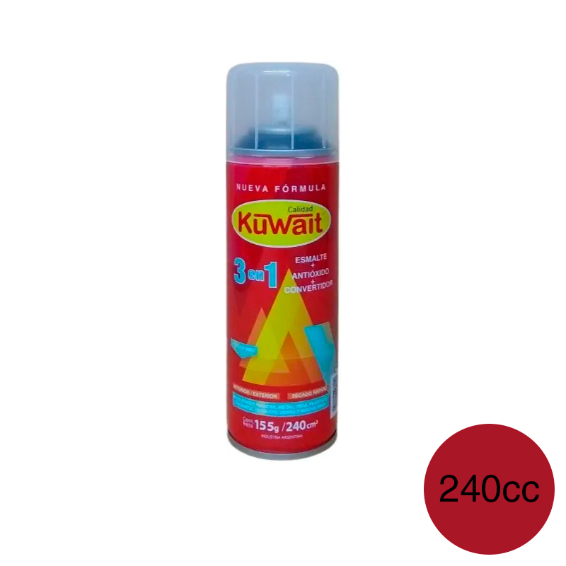 Pintura aerosol rojo vivo 240cc