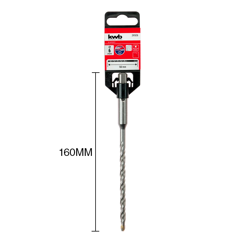 Mecha percutora HB4X SDS Plus 2 filos hormigon ø 6mm x 160mm