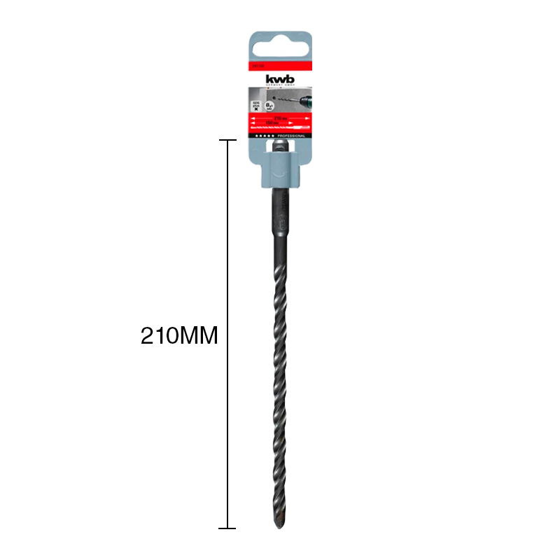 Mecha percutora HB4X SDS Plus 2 filos hormigon ø 8mm x 210mm