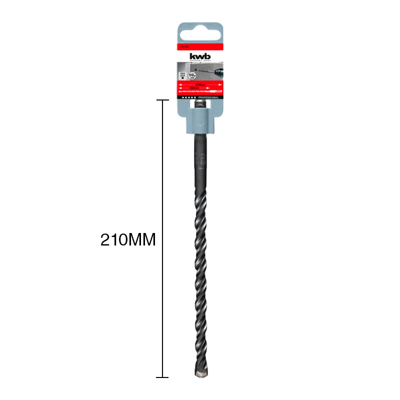 Mecha percutora HB4X SDS Plus 2 filos hormigon ø 10mm x 210mm