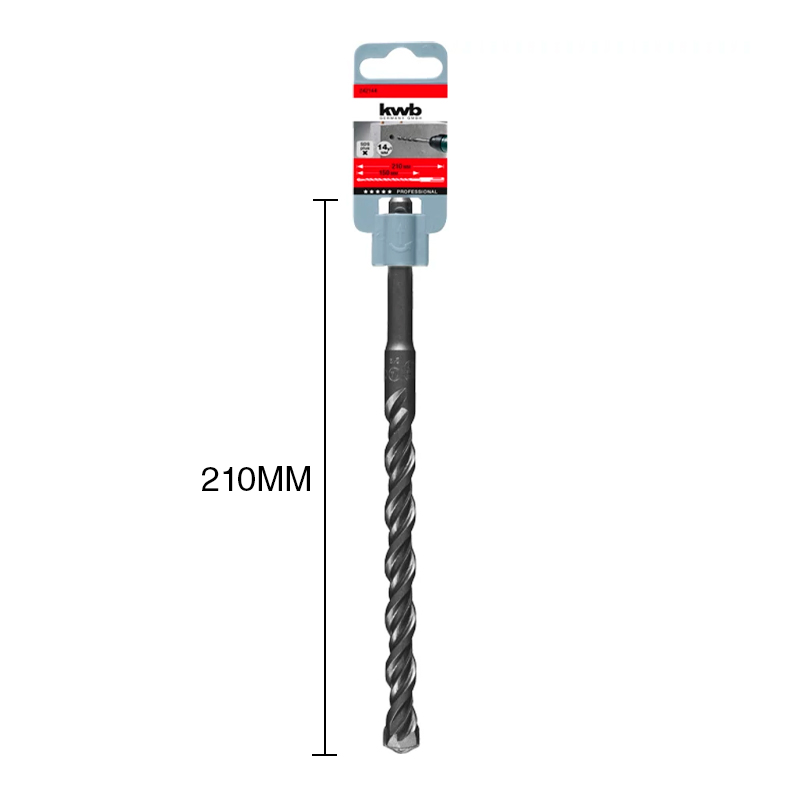Mecha percutora HB4X SDS Plus 2 filos hormigon ø 14mm x 210mm