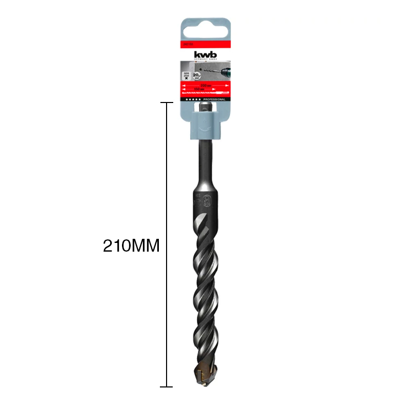 Mecha percutora HB4X SDS Plus 2 filos hormigon ø 20mm x 210mm