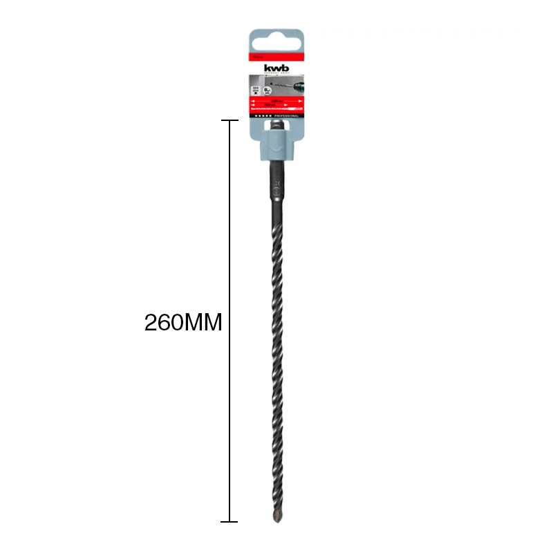 Mecha percutora HB4X SDS Plus 2 filos hormigon ø 8mm x 260mm