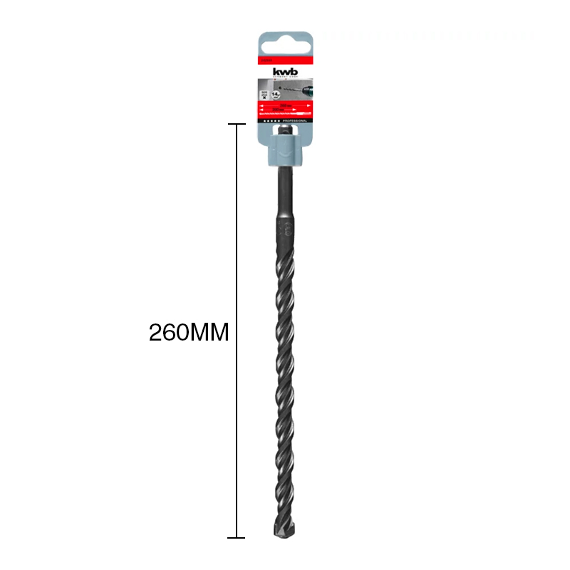 Mecha percutora HB4X SDS Plus 2 filos hormigon ø 14mm x 260mm