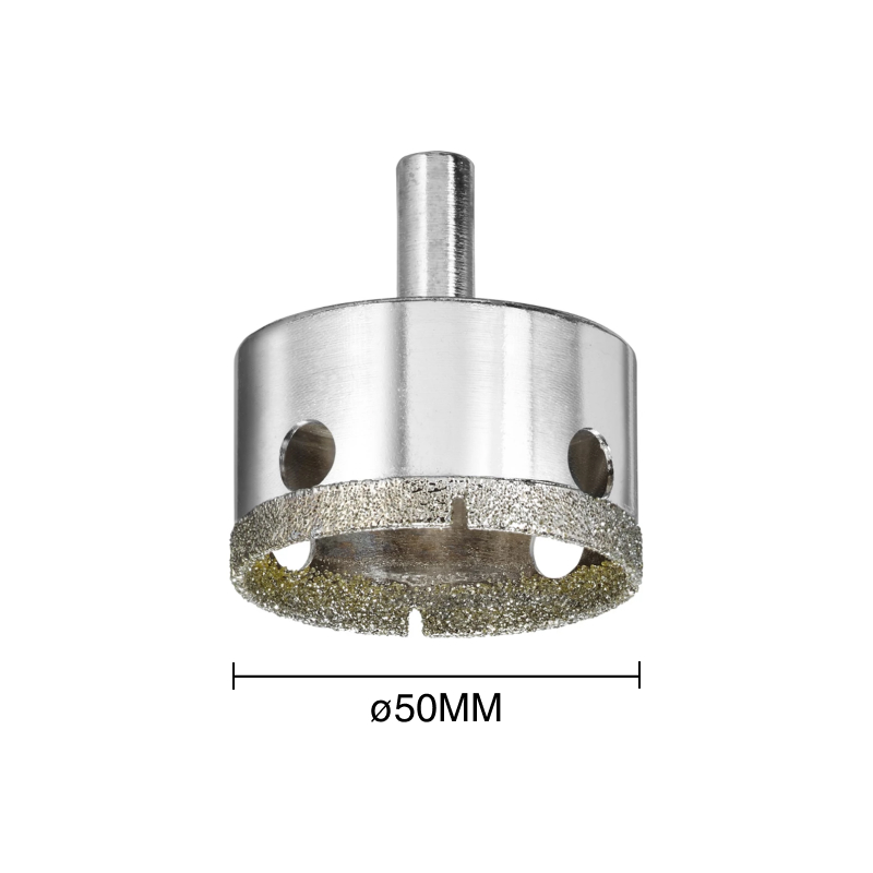 Sierra corona revestida de diamante p/corte humedo ø 50mm