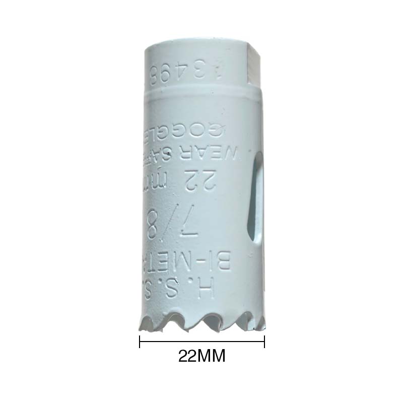 Sierra copa bimetal HSS ø 22mm