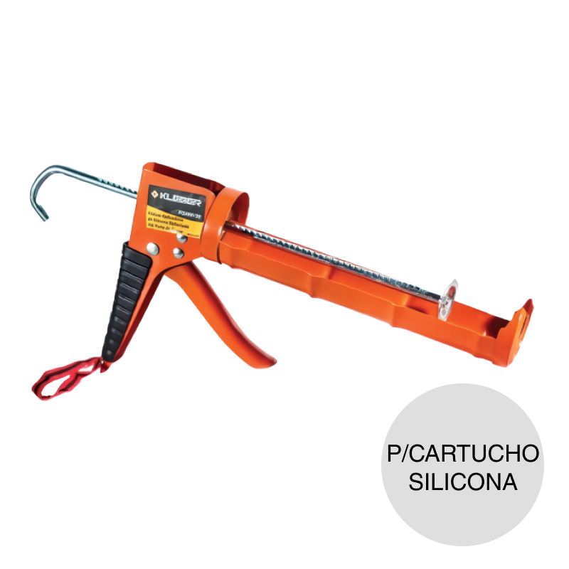 Pistola aplicadora reforzada p/cartucho silicona