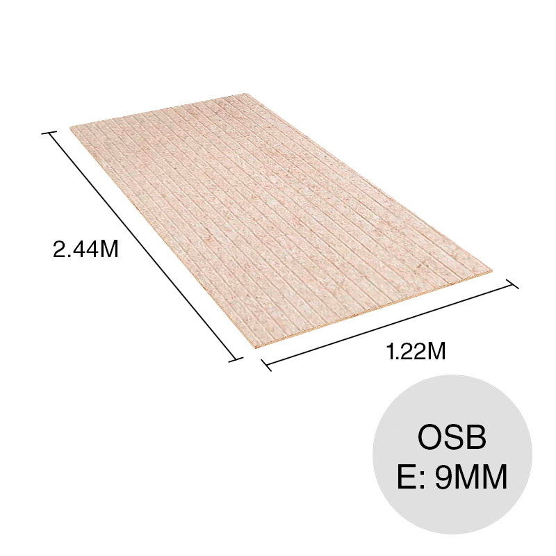 Tablero OSB Colonial R2 9mm x 1.22m x 2.44m