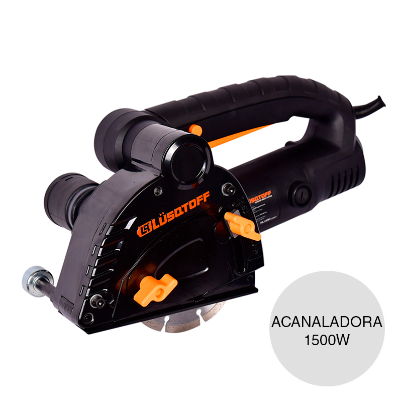 Acanaladora pared Black Series 1500W 8500rpm
