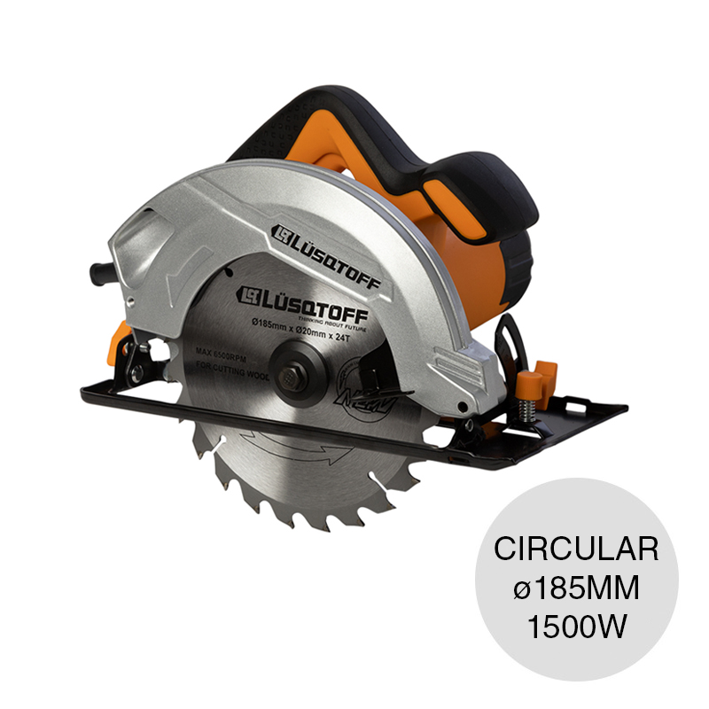 Sierra circular ø 185mm 1500w