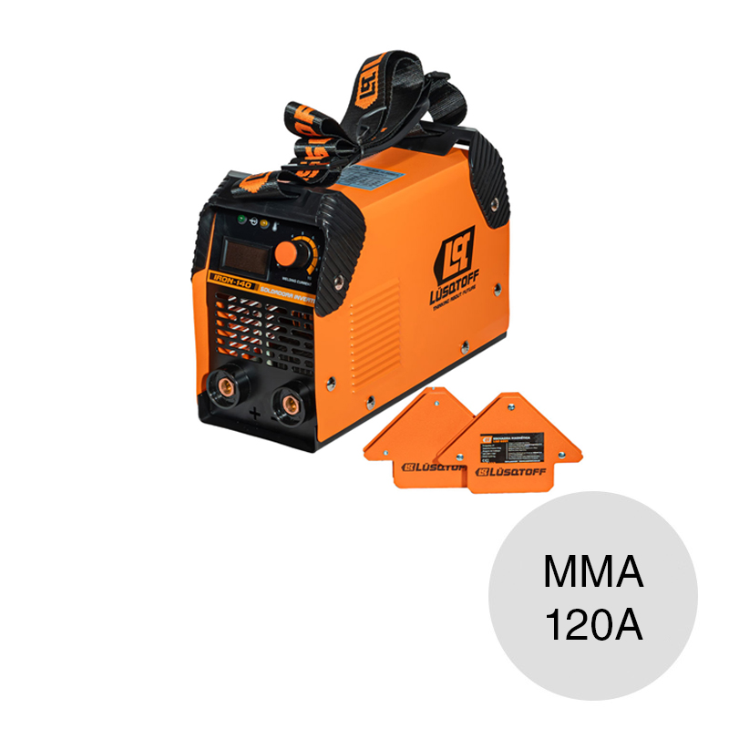 Soldadora inverter 120 AMP meletin-escuadra