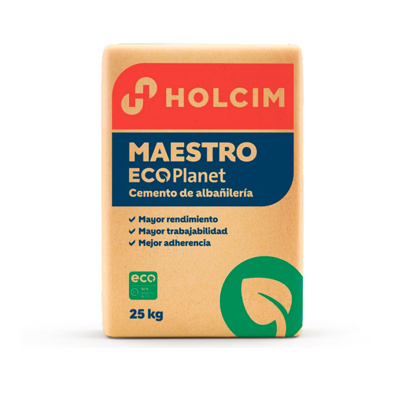 Cemento albañileria Maestro Ecoplanet bolsa x 25kg