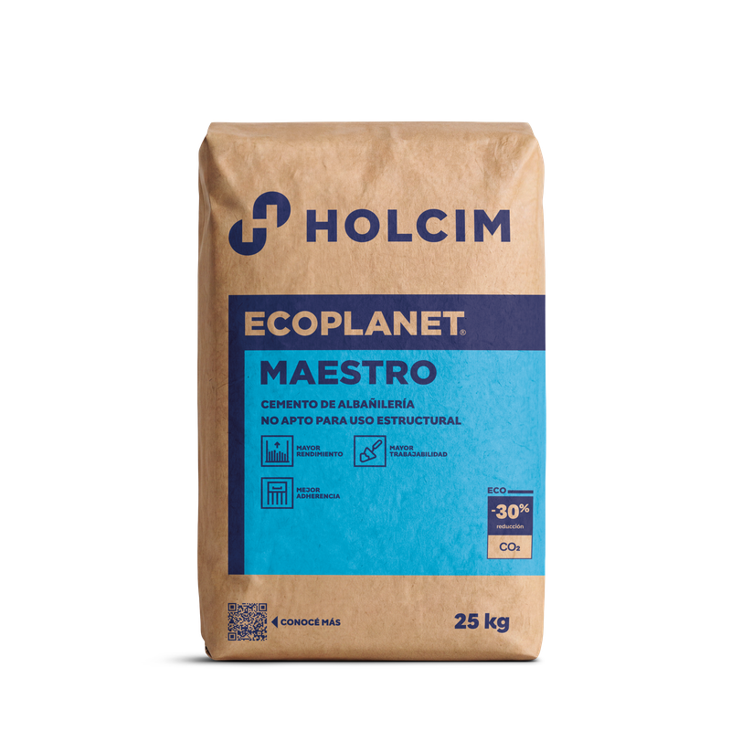 Cemento Fuerte EcoPlanet uso general bolsa x 25kg