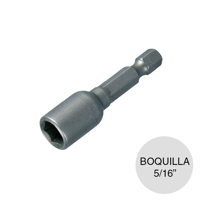Boquilla magnetica acero hexagonal 5/16"