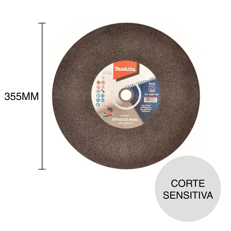 Disco corte sierra sensitiva ø 14" - ø 355mm