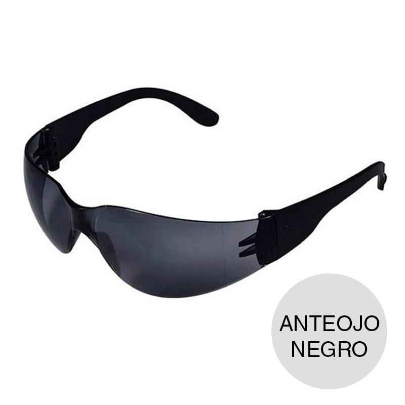 Anteojo policarbonato proteccion seguridad negro