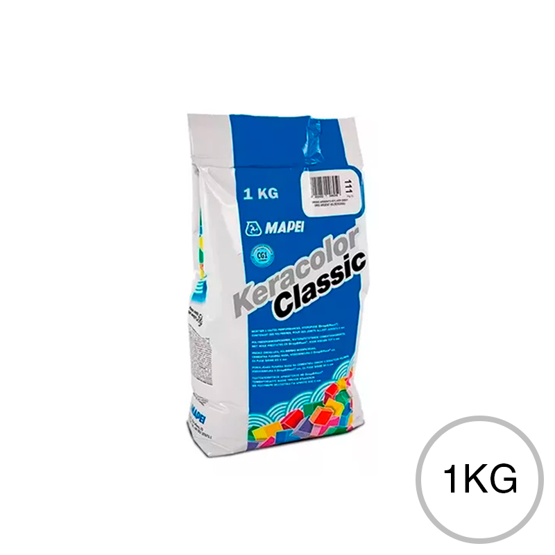Pastina Keracolor classic ceramicos/porcellanatos/piedras juntas construccion seco hasta 6mm interior/exterior 100-blanco bolsa x 1kg